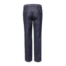 Luigi Morini 5 Pocket Stretch Jeans | Donker denim