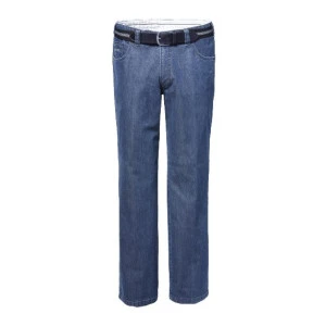 Luigi Morini 5 Pocket Stretch Jeans | Licht denim