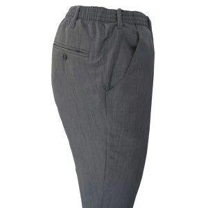 Elastische taille Pantalon | Licht grijs