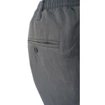 Elastische taille Pantalon | Licht grijs  | www.pietkoopmans.nl