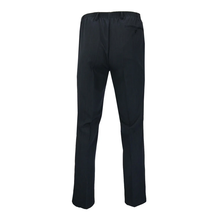 Elastische taille Pantalon| Blauw  | www.pietkoopmans.nl