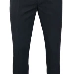Elastische taille Pantalon| Blauw  | www.pietkoopmans.nl