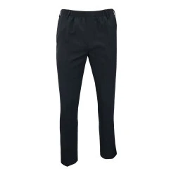 Elastische taille Pantalon| Blauw