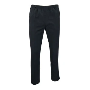 Elastische taille Pantalon| Blauw