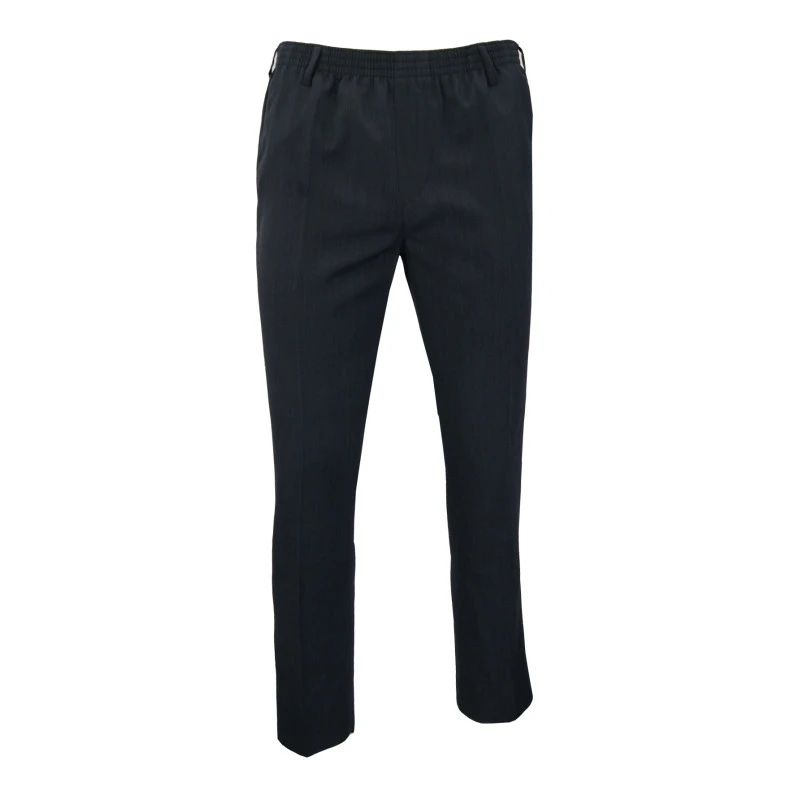 Elastische taille Pantalon| Blauw  | www.pietkoopmans.nl