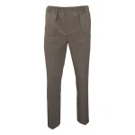 Elastische taille Pantalon | Camel  | www.pietkoopmans.nl