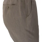 Elastische taille Pantalon | Camel  | www.pietkoopmans.nl