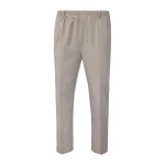 Elastische taille Pantalon | Zand | www.pietkoopmans.nl