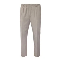 Elastische taille Pantalon | Zand