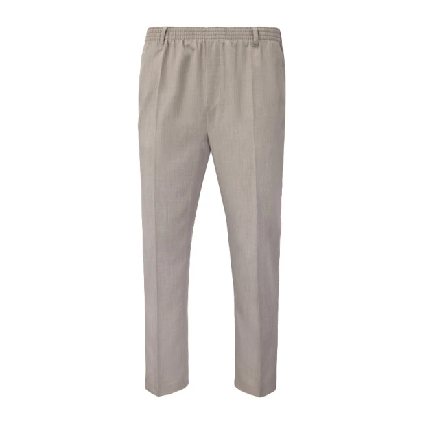 Elastische taille Pantalon | Zand | www.pietkoopmans.nl