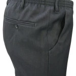 Elastische taille Pantalon | Donkergrijs | www.pietkoopmans.nl