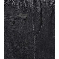 Elastische taille broek | Antraciet