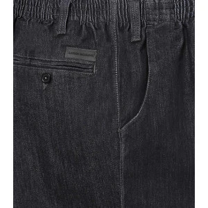 Elastische taille broek | Antraciet
