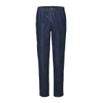 Piet Elastische Taille Broek | Denim Donkerblauw | www.pietkoopmans.nl