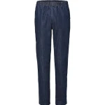 Piet Elastische Taille Broek | Denim Donkerblauw | www.pietkoopmans.nl