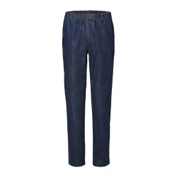Piet Elastische Taille Broek | Denim Donkerblauw