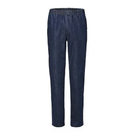 Piet Elastische Taille Broek | Denim Donkerblauw