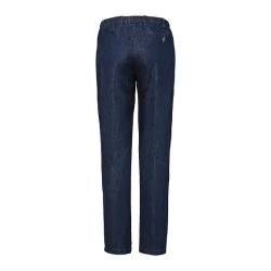 Piet Elastische Taille Broek | Denim Donkerblauw