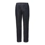 Elastische taille broek | Antraciet denim | www.pietkoopmans.nl