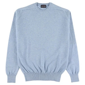 Osborne Trui Lamswol Ronde Hals | Babyblue
