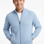 Osborne Windblock Vest Lamswol | Babyblue | www.pietkoopmans.nl