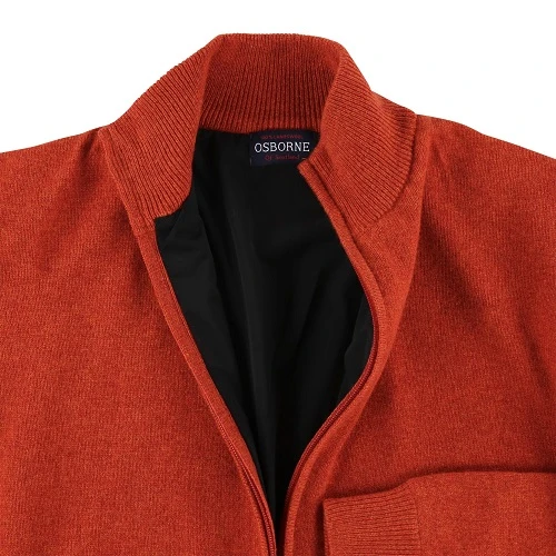 Osborne Windblock Vest Lamswol | Brique | www.pietkoopmans.nl