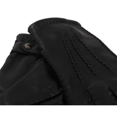 Hertenleer Handschoen | Zwart | www.pietkoopmans.nl