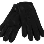 Hertenleer Handschoen | Zwart | www.pietkoopmans.nl