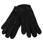 Hertenleer Handschoen | Zwart | www.pietkoopmans.nl