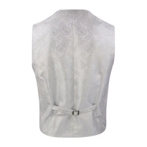 Paisley Gilet | Zilver Grijs