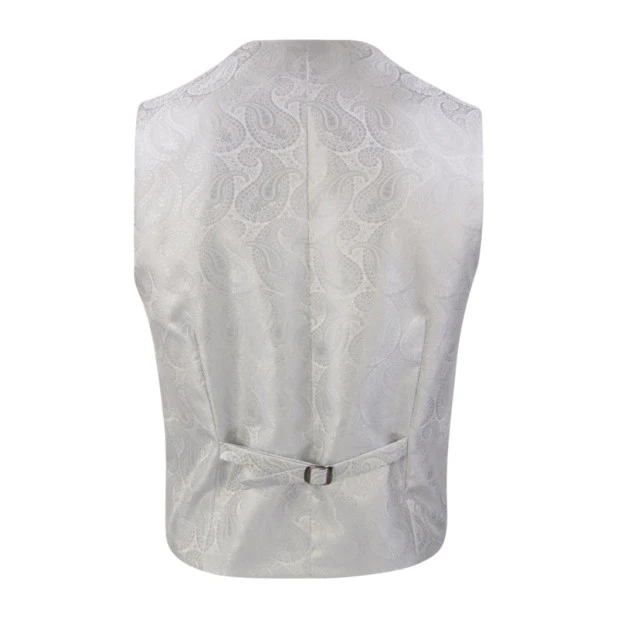 Paisley Gilet | Zilver Grijs | www.pietkoopmans.nl