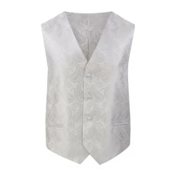 Paisley Gilet | Zilver Grijs