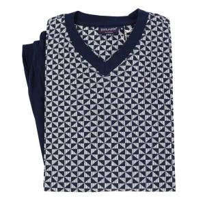 Pastunette Pyjama Tricot | Marine Print