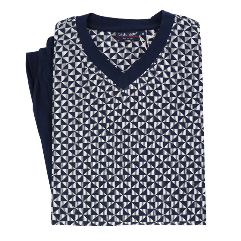 Pastunette Pyjama Tricot | Marine Print