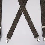 Bretels Metal X | Bruin Groen Paisley | www.pietkoopmans.nl
