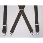 Bretels Metal X | Bruin Groen Paisley | www.pietkoopmans.nl