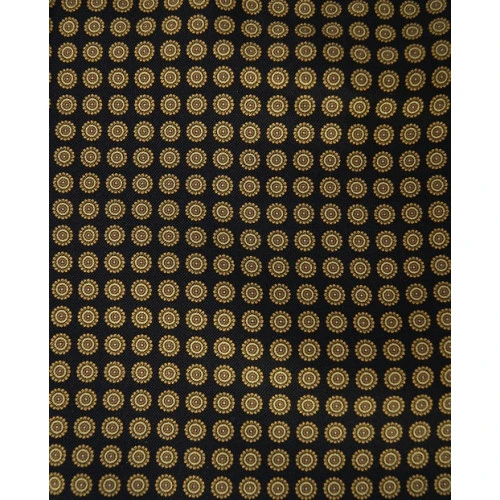 Zijden Choker | Zwart Goud Print | www.pietkoopmans.nl