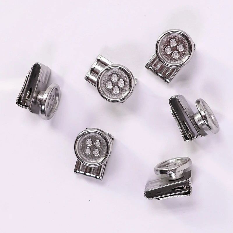 Clip On Buttons | Zilver | www.pietkoopmans.nl