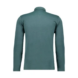 Ragman Polo Lange Mouwen | Mosgroen