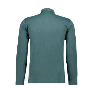 Ragman Polo Lange Mouwen | Mosgroen