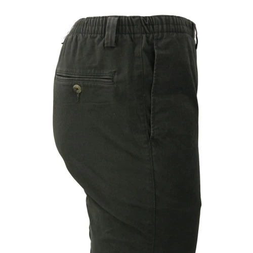 Piet Elastische Taille Broek | Tom Groen | www.pietkoopmans.nl