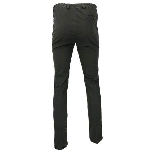 Piet Elastische Taille Broek | Tom Groen | www.pietkoopmans.nl