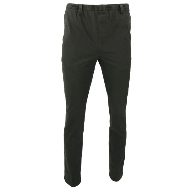 Piet Elastische Taille Broek | Tom Groen | www.pietkoopmans.nl