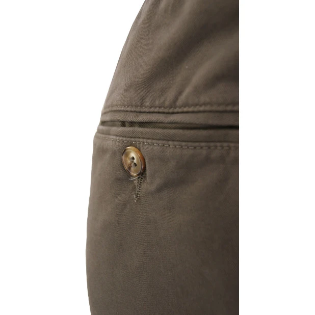 Elastische Thermo Broek | Tiel Khaki | www.pietkoopmans.nl