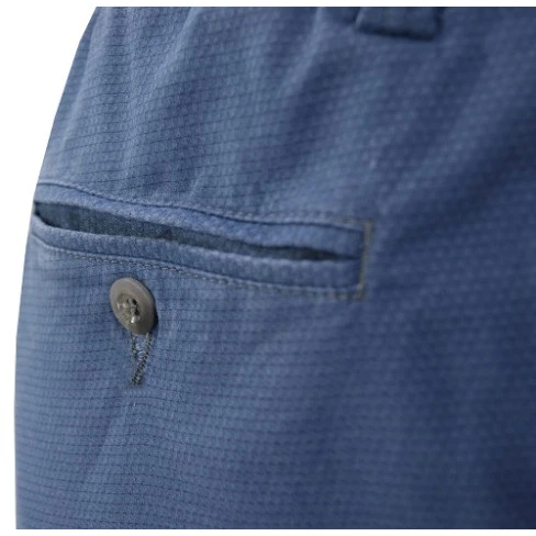 Elastische Taille Broek | Katwijk Blauw | www.pietkoopmans.nl