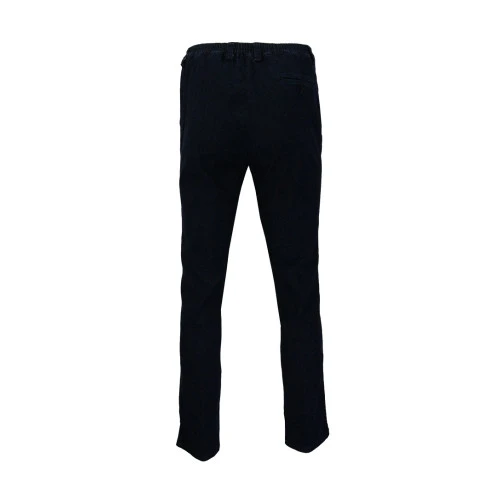 Elastische Taille Broek | Extra Lang Geleen Donker | www.pietkoopmans.nl