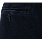 Elastische Taille Broek | Extra Lang Geleen Donker | www.pietkoopmans.nl