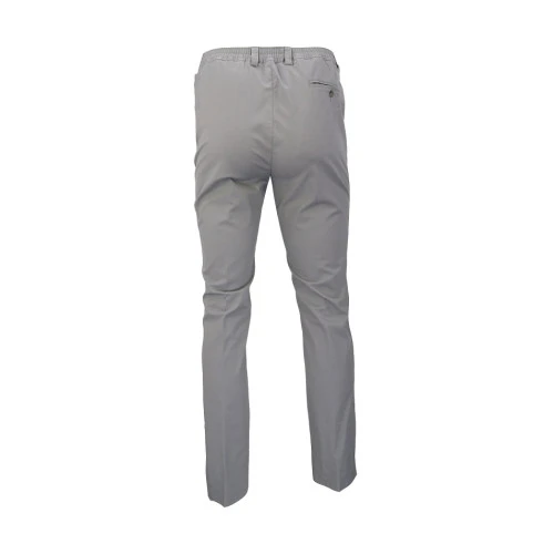 Piet Elastische Taille Broek | Hoorn Grijs | www.pietkoopmans.nl