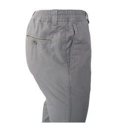 Piet Elastische Taille Broek | Hoorn Grijs