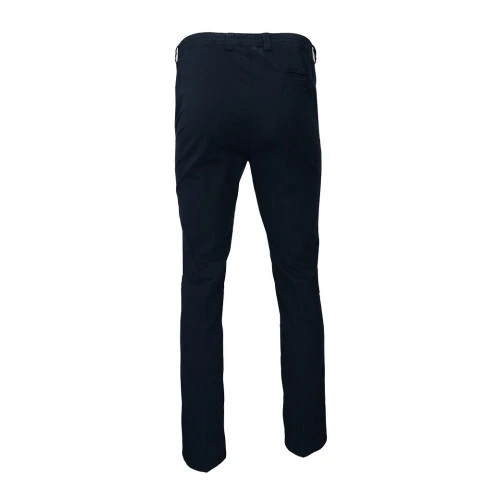 Piet Elastische Taille Broek | Hoorn Blauw | www.pietkoopmans.nl